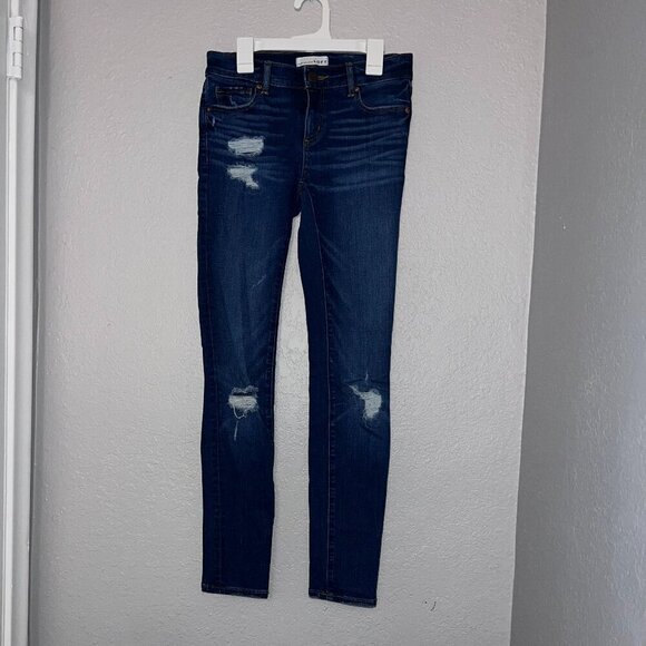 Loft Women Modern Skinny Distressed Jeans Size 24/00 - Picture 1 of 9